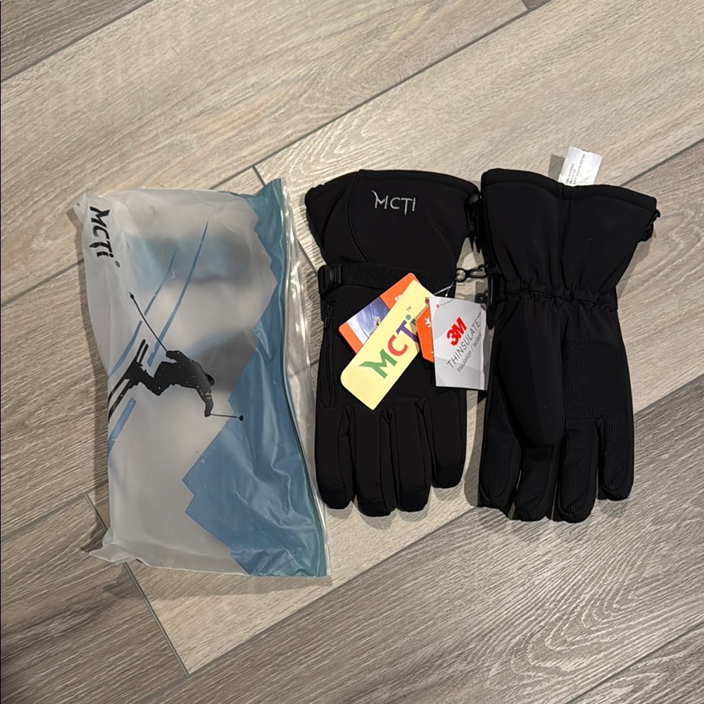 Black Men's Winter Gloves